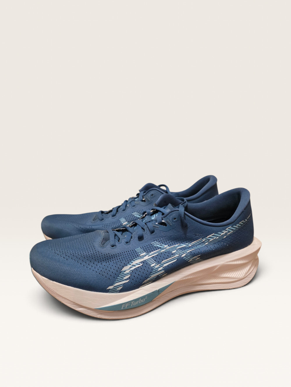 Asics Sonicblast Mens Running shoes S 12.5 Winter Sea Blue FF Turbo